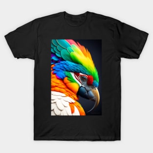 TechnoWings: The Futuristic Peacock Makwana-0008 T-Shirt